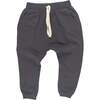 Fleece Jogger, Washed Black - Sweatpants - 1 - thumbnail