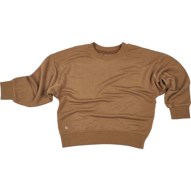 Vintage Pullover, Camel - Sweatshirts - 1