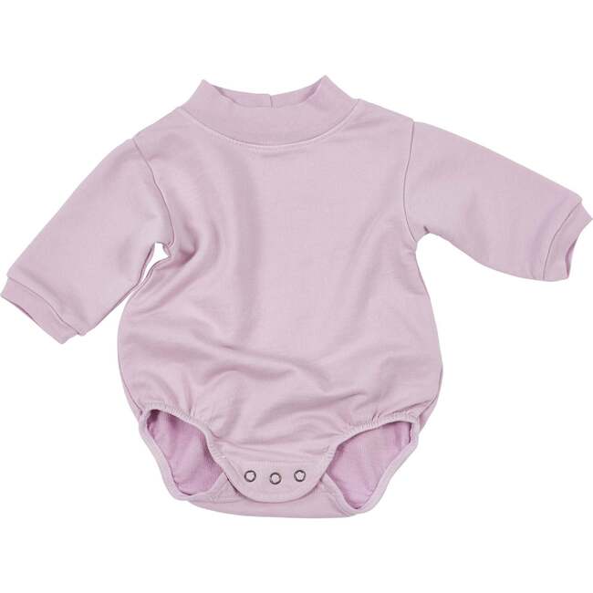 Bubble Terry Romper, Lilac - Rompers - 1
