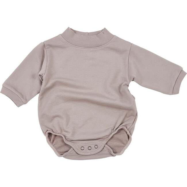 Bubble Terry Romper, Fawn