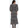 Women's Priya Tiered Dress, Navy - Dresses - 2