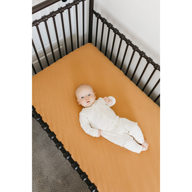 Dune Premium Fitted Crib Sheet, Tan - Crib Sheets - 4
