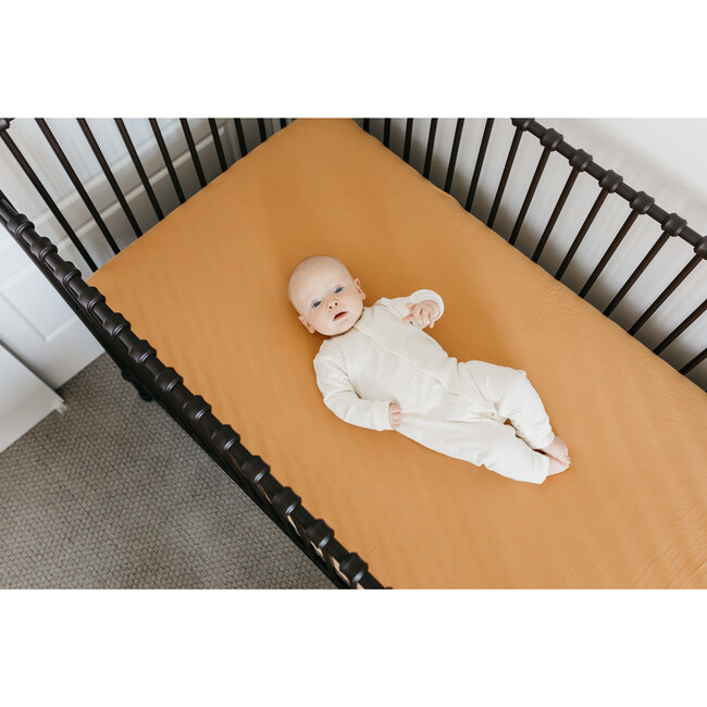 Dune Premium Fitted Crib Sheet, Tan - Crib Sheets - 5