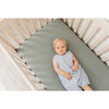 Briar Premium Fitted Crib Sheet, Green - Crib Sheets - 2 - thumbnail