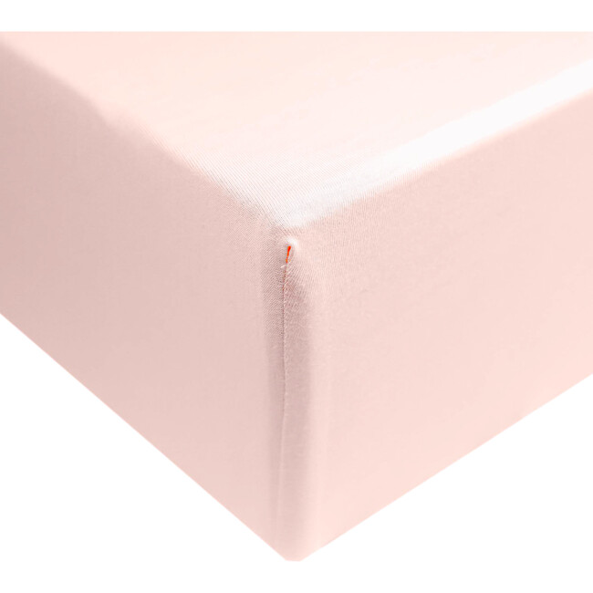 Blush Premium Fitted Crib Sheet, Pink