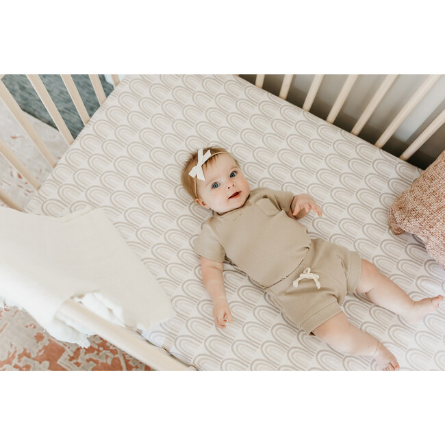 Bliss Printed Premium Fitted Crib Sheet, Multicolors - Crib Sheets - 3