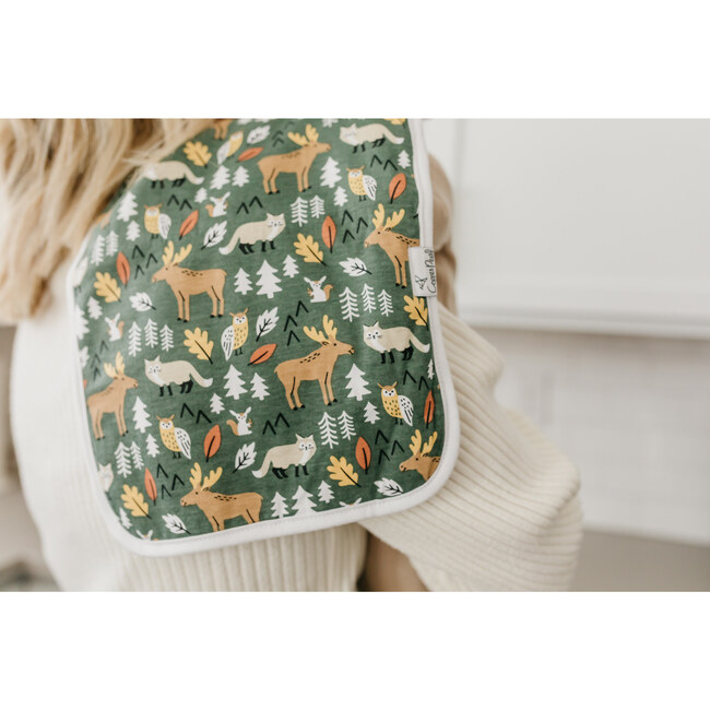 Atwood Printed Premium Burp Cloths, Green (Pack of 3) - Burp Cloths - 4
