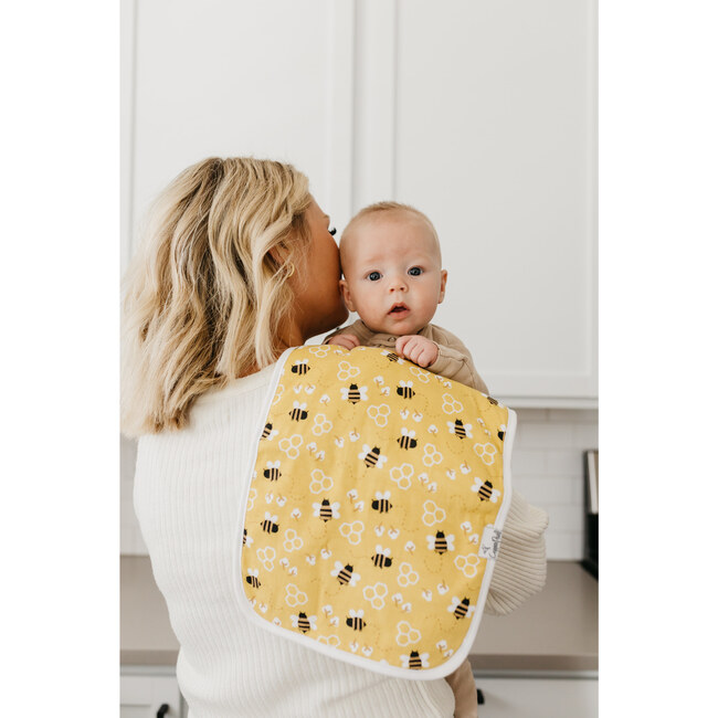 Atwood Printed Premium Burp Cloths, Green (Pack of 3) - Burp Cloths - 6