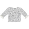 Starling Sweater, White & Grey - Sweaters - 1 - thumbnail