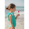 Bora Bora UPF50+ One-Piece Swimsuit, Mint Green - One Pieces - 2