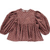 Flora Blouse, Walnut Ditsy Floral - Blouses - 1 - thumbnail
