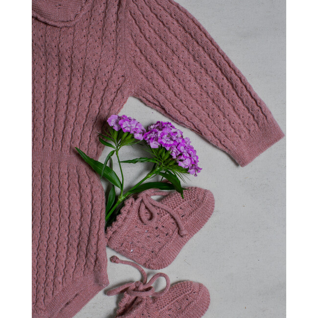 Loulou Booties, Rose - Socks - 3