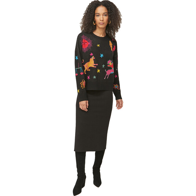 Women's Cass Pullover, Neon Zodiac - Sweaters - 1