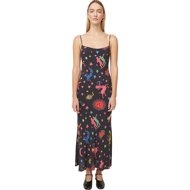 Women's Jemima Dress, Neon Zodiac - Dresses - 1