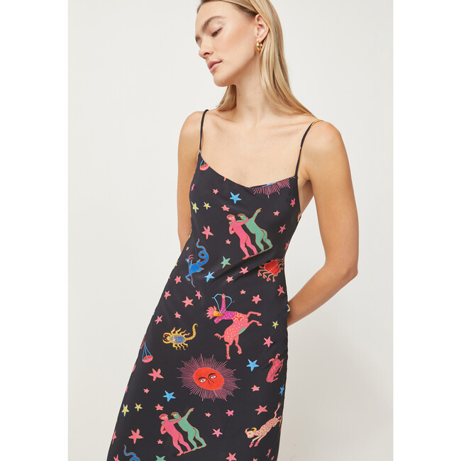 Women's Jemima Dress, Neon Zodiac - Dresses - 2