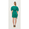 Women's Pia Dress, Emerald Velvet - Dresses - 3