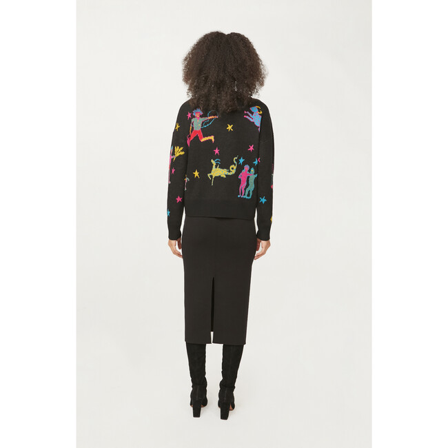 Women's Cass Pullover, Neon Zodiac - Sweaters - 3
