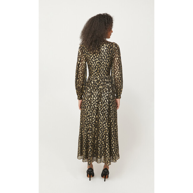 Women's Dara Dress, Black Gold - Dresses - 3