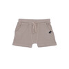 Thermal Lounge Short Functional Drawstring And Pockets, Taupe - Shorts - 1 - thumbnail