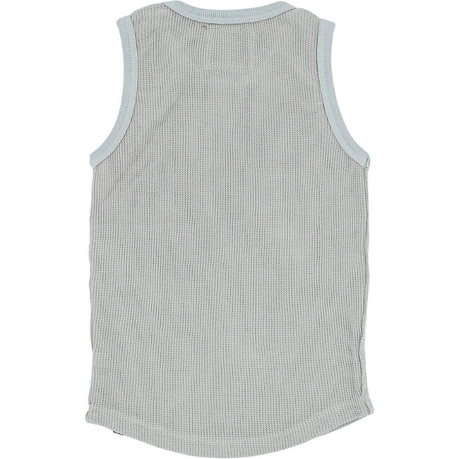 Thermal Lounge Tank, Grey - Loungewear - 3