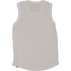 Thermal Lounge Tank, Ecru - Loungewear - 3