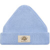 Fisherman Cotton Beanie Hat, Cornflower Blue - Hats - 1 - thumbnail