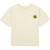 Sun Print Short Sleeve Tee, Cream - T-Shirts - 1 - thumbnail