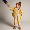 Quilted Full Sleeve Jacket, Ochre Yellow - Jackets - 3 - thumbnail