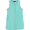 Magda Snap Front Dress, Electric Green - Dresses - 1 - thumbnail