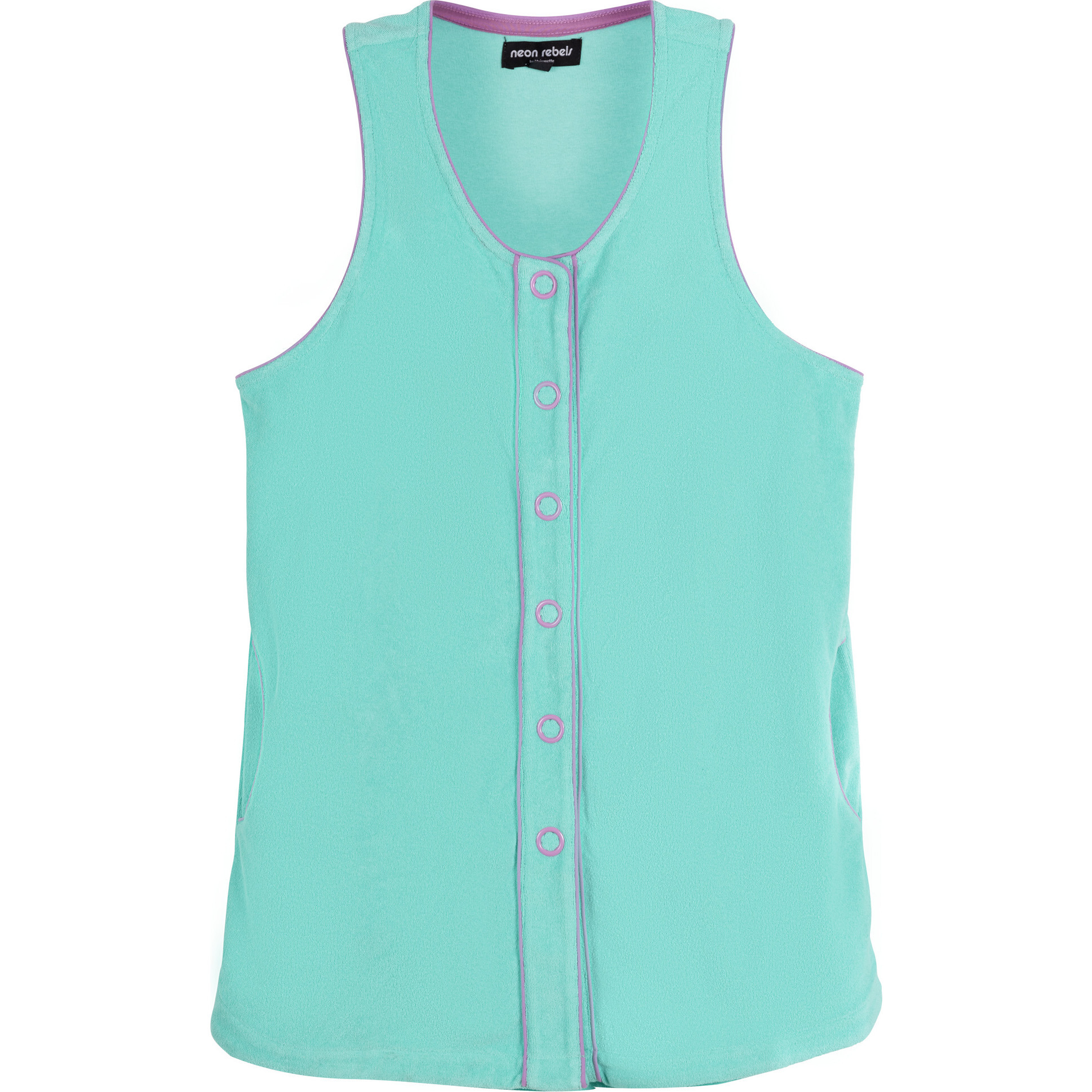 Women's Gwenyth Dress, Electric Green - Dresses - 1