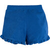 Danielle Ruffle Shorts, Blue - Shorts - 3 - thumbnail