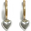 Gordita Heart Huggies - Earrings - 1 - thumbnail