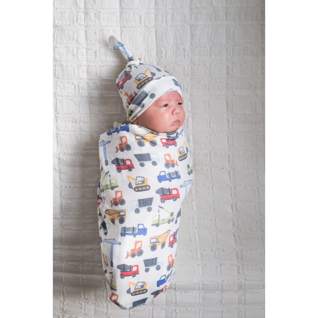 Diesel Printed Top Knot Hat, White - Hats - 6