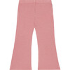 Solid Ribbed Bell Bottoms, Dusty Rose - Pants - 1 - thumbnail