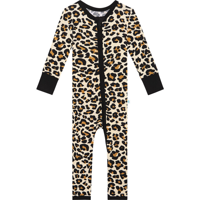 Lana Leopard Convertible One-Piece Bodysuit, Beige