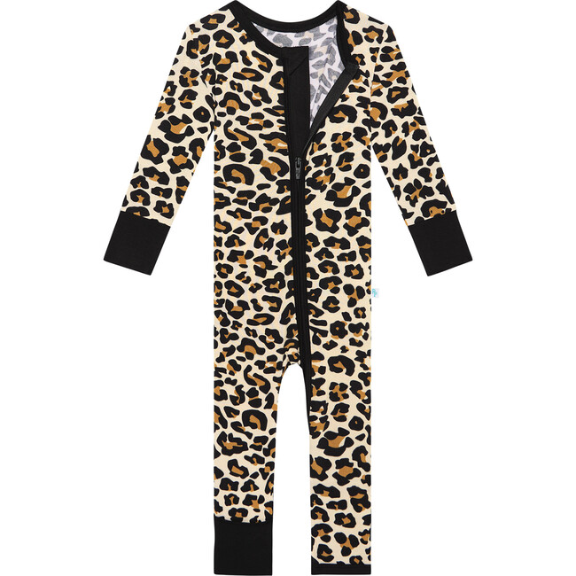 Lana Leopard Convertible One-Piece Bodysuit, Beige