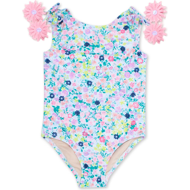 One Piece with Flower Detail,  Summer Floral - One Pieces - 1