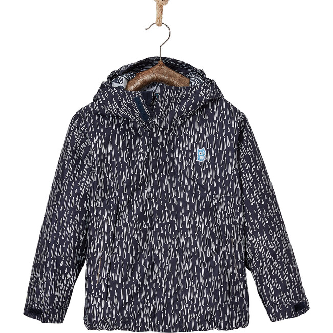 Twine Chip Rain Jacket, True Navy