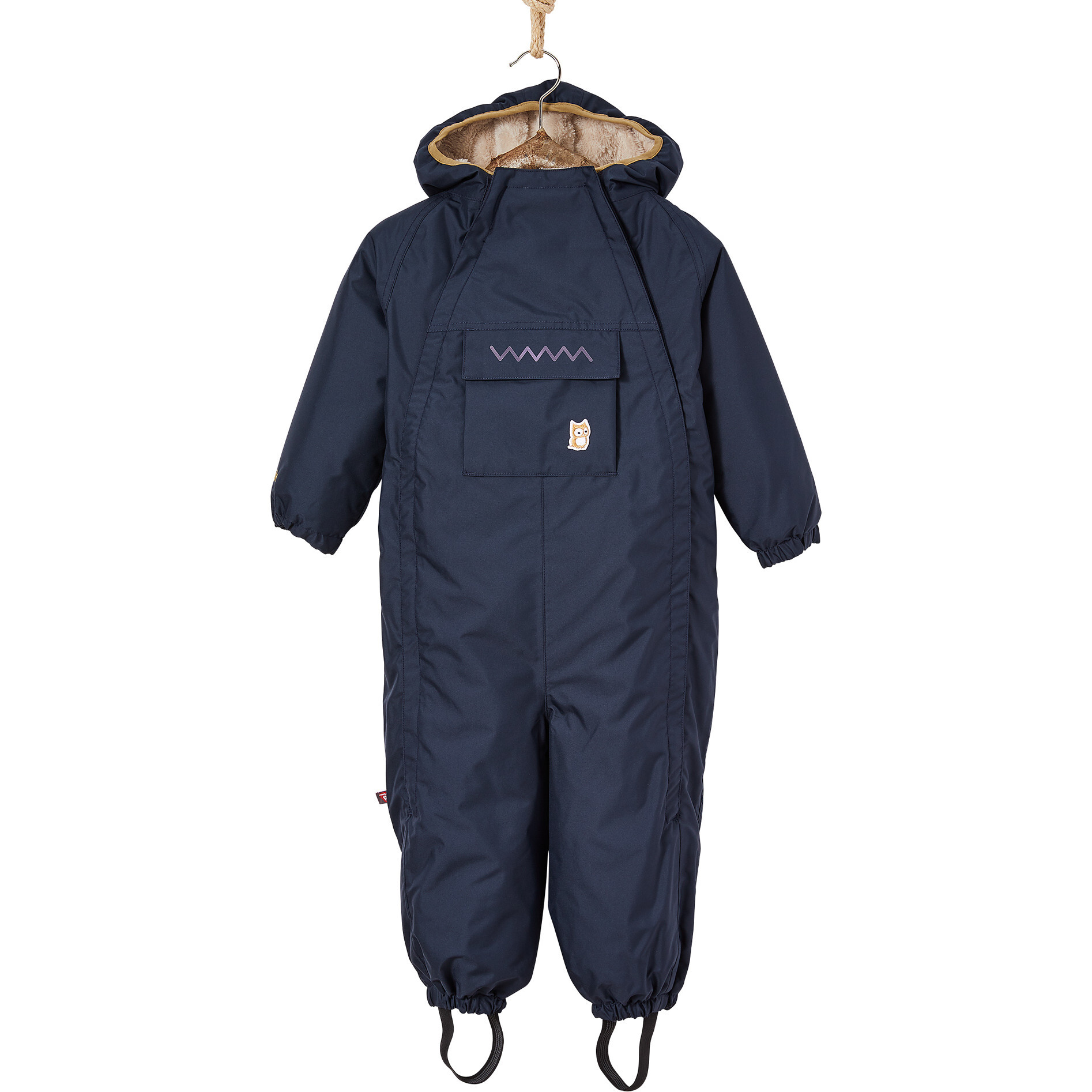 Zack Baby Winter Overall, True Navy - Bunting - 1