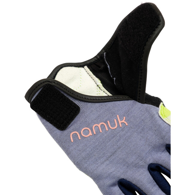 Underground Kolo Merino Bike Gloves, Purple Blue And Lime - Gloves - 4
