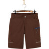 Scrab Bike Shorts, Chocolate - Shorts - 1 - thumbnail