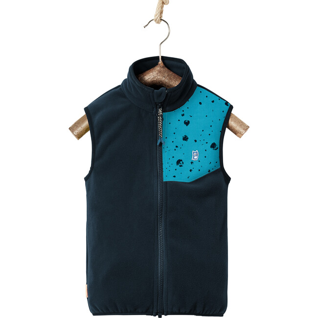 Galaxy Muka Bio-Fleece Vest, True Navy And Bluebalu
