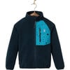 Galaxy Avan Bio-Fleece Jacket, True Navy And Bluebalu - Fleece & Sherpa Jackets - 1 - thumbnail