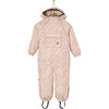 Forest Zack Baby Winter Overall, Off-White - Overalls - 1 - thumbnail