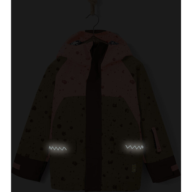 Galaxy Four Snow Jacket, Gold And Chocolate - Jackets - 3