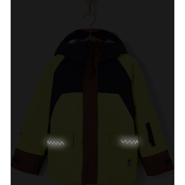 Four Snow Jacket, Lime And Multicolor - Parkas - 3