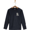 Elo Uil Merino Long Sleeve Tee, True Navy - T-Shirts - 1 - thumbnail