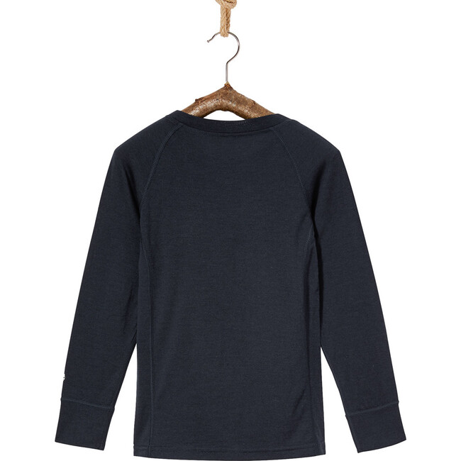 Elo Uil Merino Long Sleeve Tee, True Navy - T-Shirts - 3
