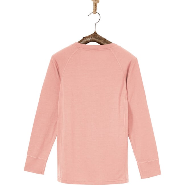 Elo Uil Merino Long Sleeve Tee, Sunset Rose - T-Shirts - 2