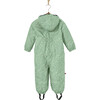 Forest Zack Baby Winter Overall, Mint Ice - Overalls - 2 - thumbnail